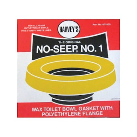 Harvey Harvey's No-Seep Wax Ring Polyethylene/Wax For Water Closets to Flanges 001005-24